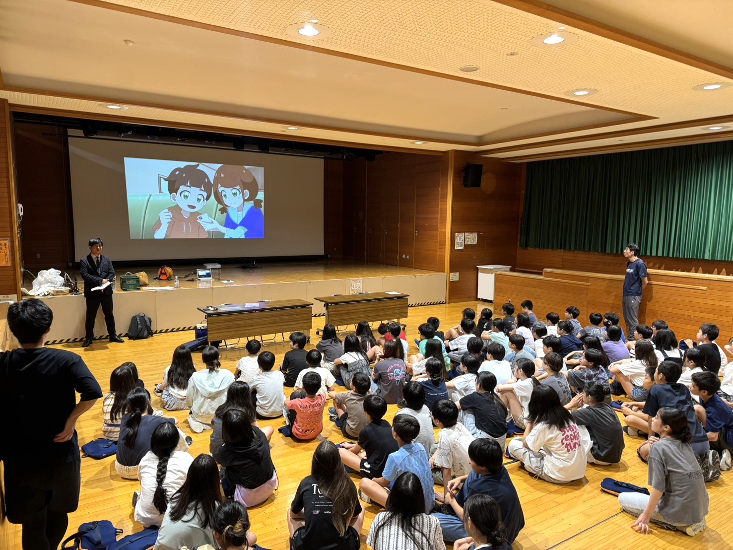 租税教室　於：港区立御田小学校